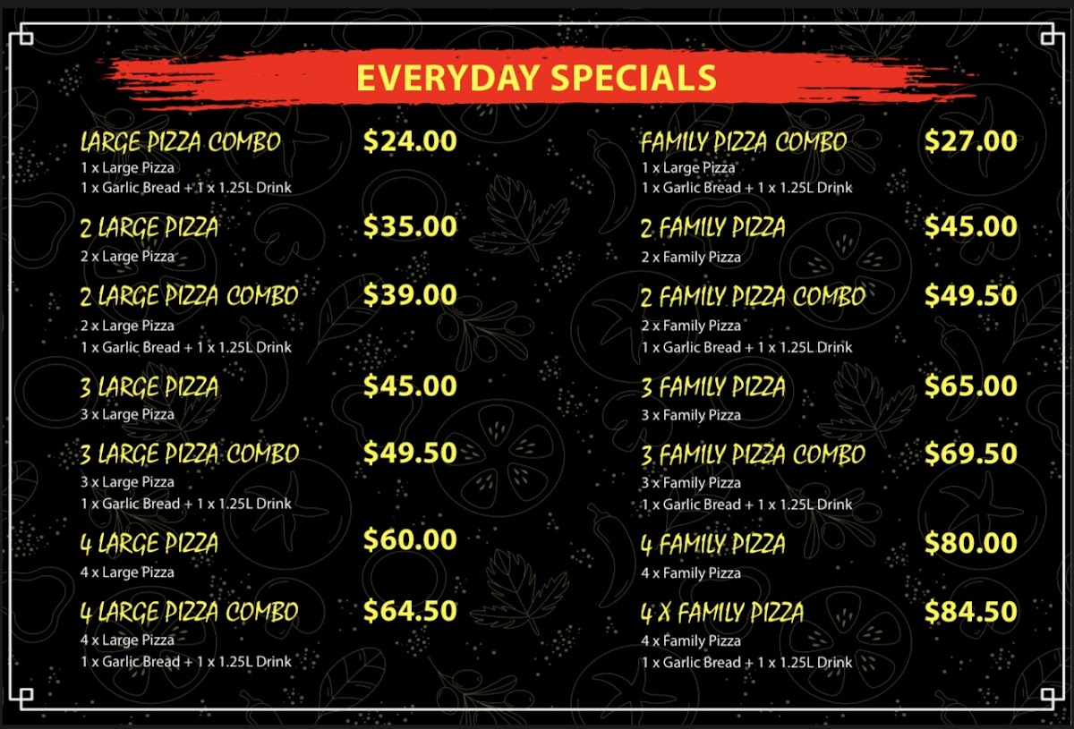Menu Aveley Pizza And Kebab House-2